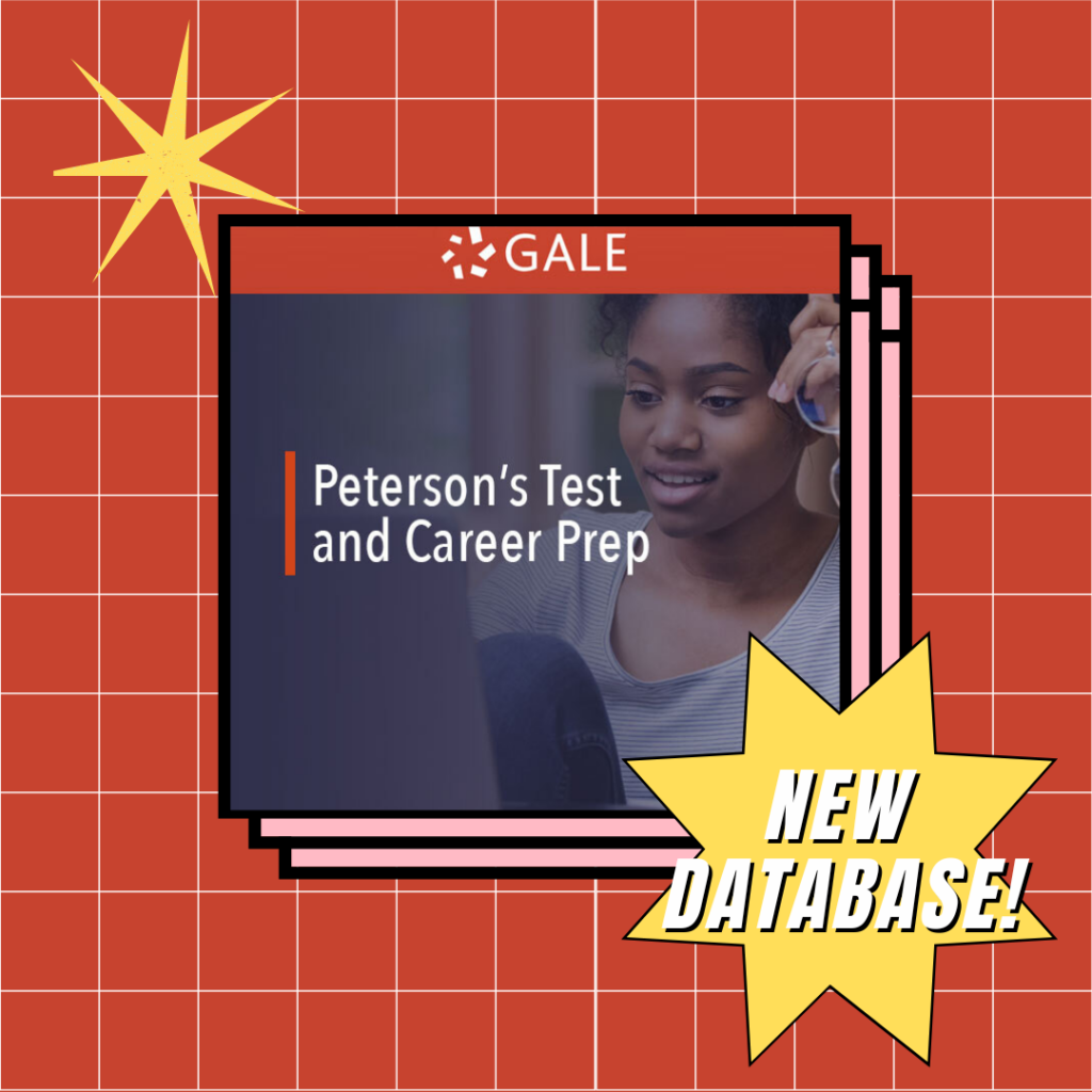 New database available peterson s test career prep russell sage