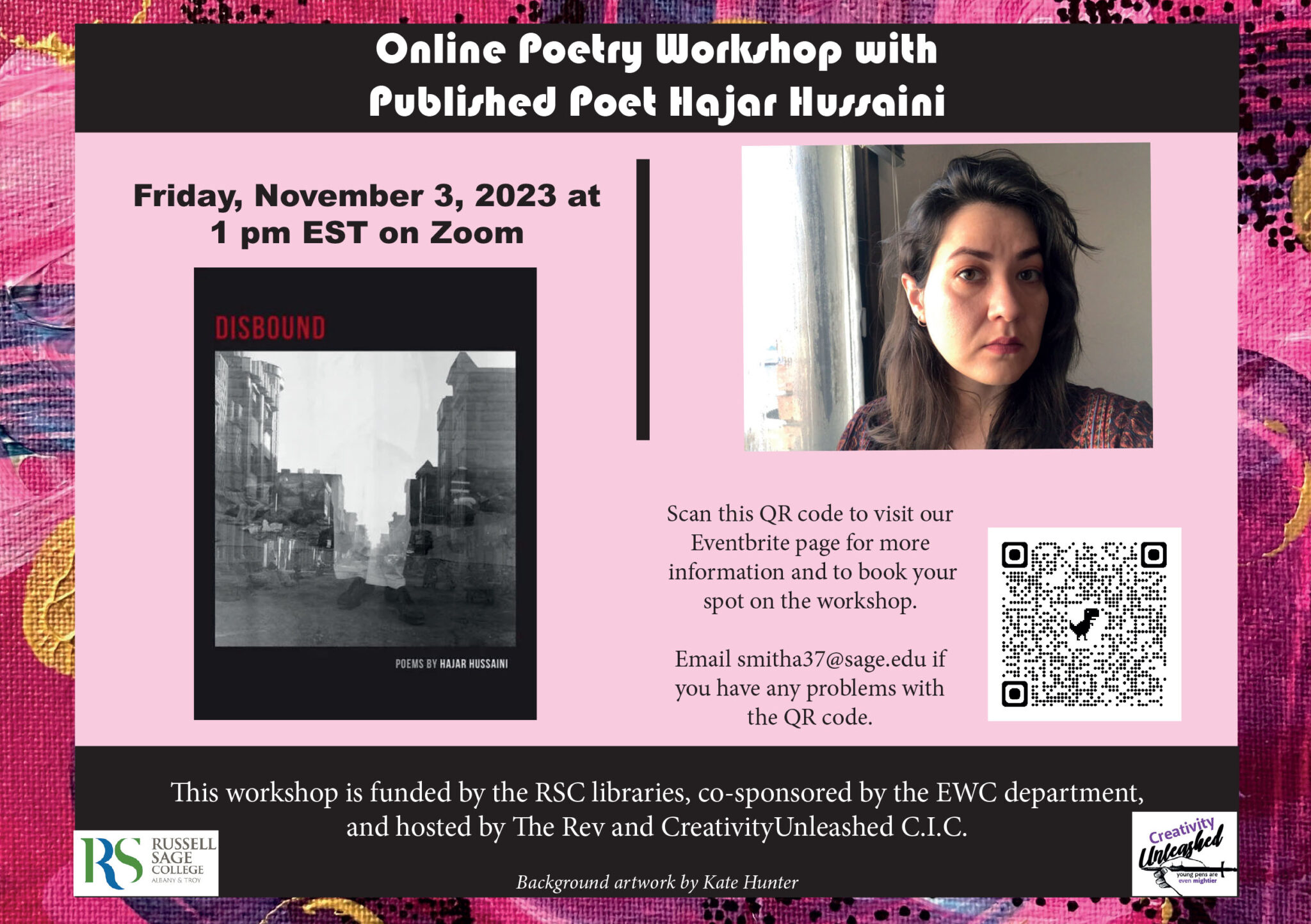 Online poetry workshop with hajar hussaini russell sage college libraries